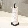 Stable Base Paper Towel Holder Easy to Tear Non-slip Plastic Wrap Storage Rack Multifunctional Space Saving