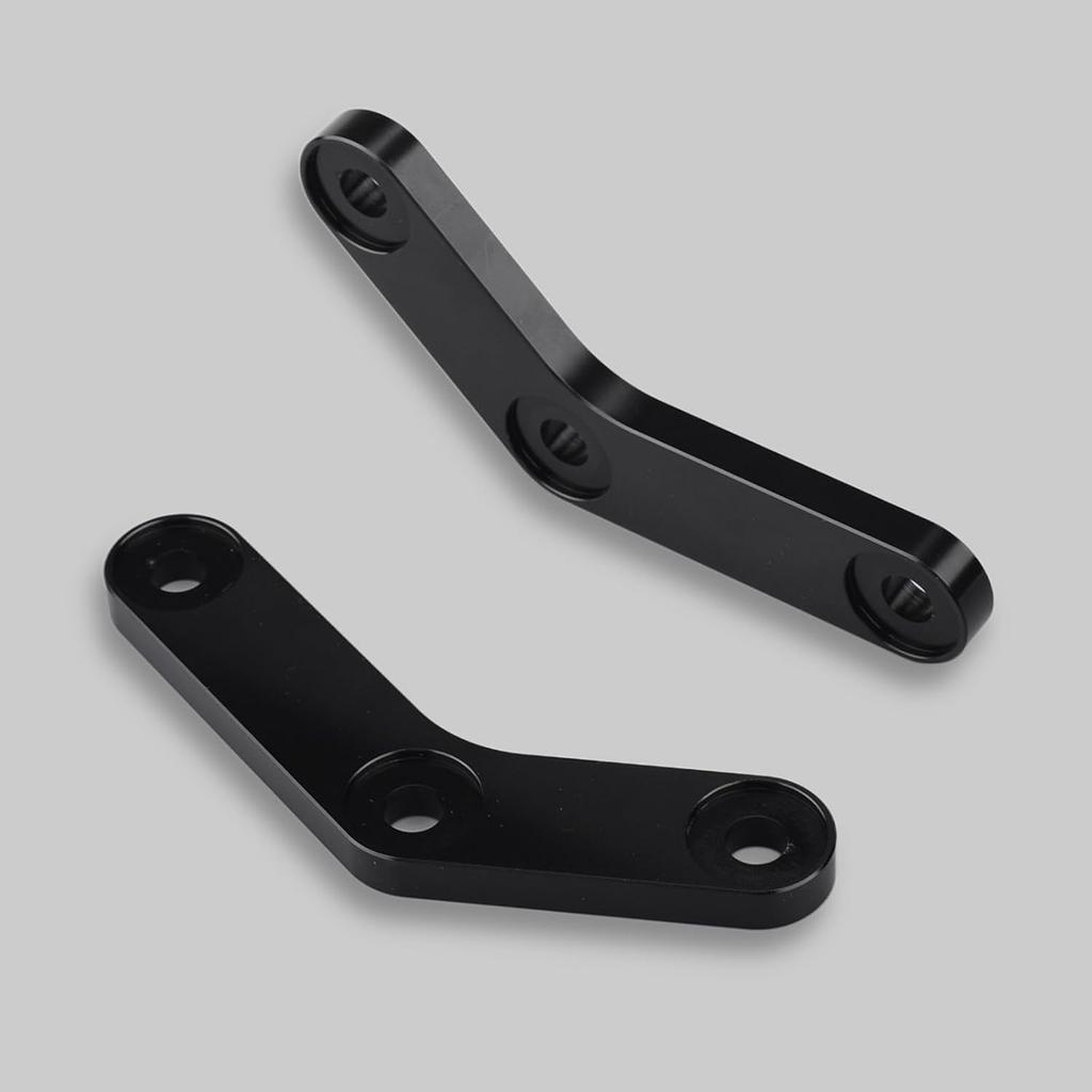 Комплект занижения мотоцикла HRuizq для Kawasaki Ninja 650, Z650 и Z650RS (Все модели) - Улучшает досягаемость ногами, включает задние рычаги занижения (черный)