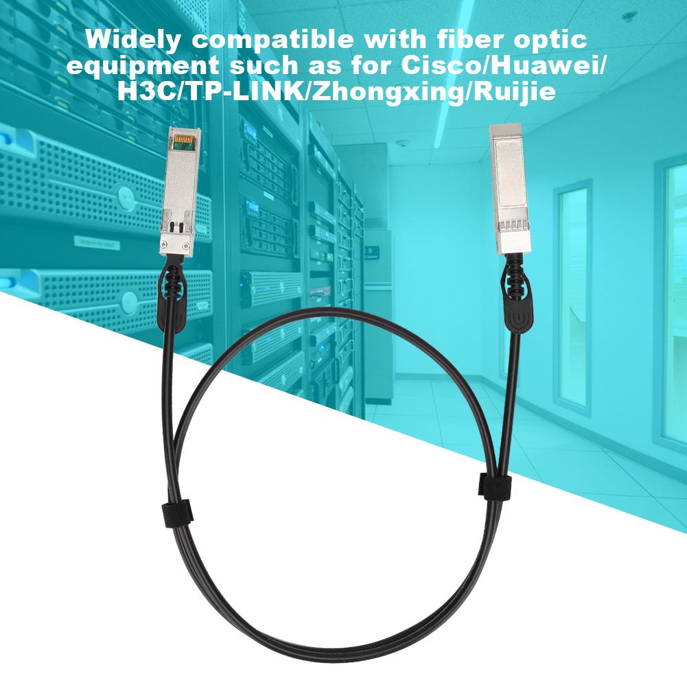 Кабель PVC SFP To SFP DAC 25 Гбит/с Черный Для Маршрутизаторов Межсетевых Экранов Сетевых Карт Трансиверов