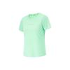 Li Ning Running Series Solid Color Quick-Dry Reflective Breathable Round Neck Short Sleeve T-Shirt Women Tops Cool-Green ATSU190-5