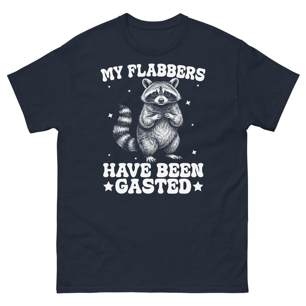 My Flabbers Have Been Gasted Flabbergasted Raccoon Sarcastic Unisex Classic Tee