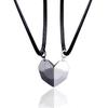Sautoir - Necklace - Lovers Heart Pendant Couple Strong Magnetic Distance - Unisex - 1pc