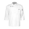 Unisex Chef Coat with Cross-Over Collar - Professional Kitchen Uniform for Men/Women, Restaurant Cook Jacket with Pockets