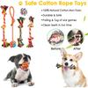 Dog Toys 25 Pack for Puppy Chewing and Teeth Cleaning, Plush Toys, Squeaky Balls, Tug o War, Rope Toys for Small Dogs