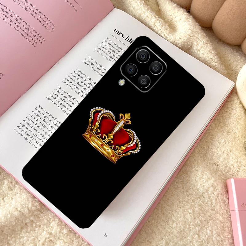 Чехол с короной Короля и Королевы для Samsung Galaxy M31 M13 M11 M12 M14 M15 M06 M16 M36 M56 M53 M32 M52 M35 M55 M34 M54