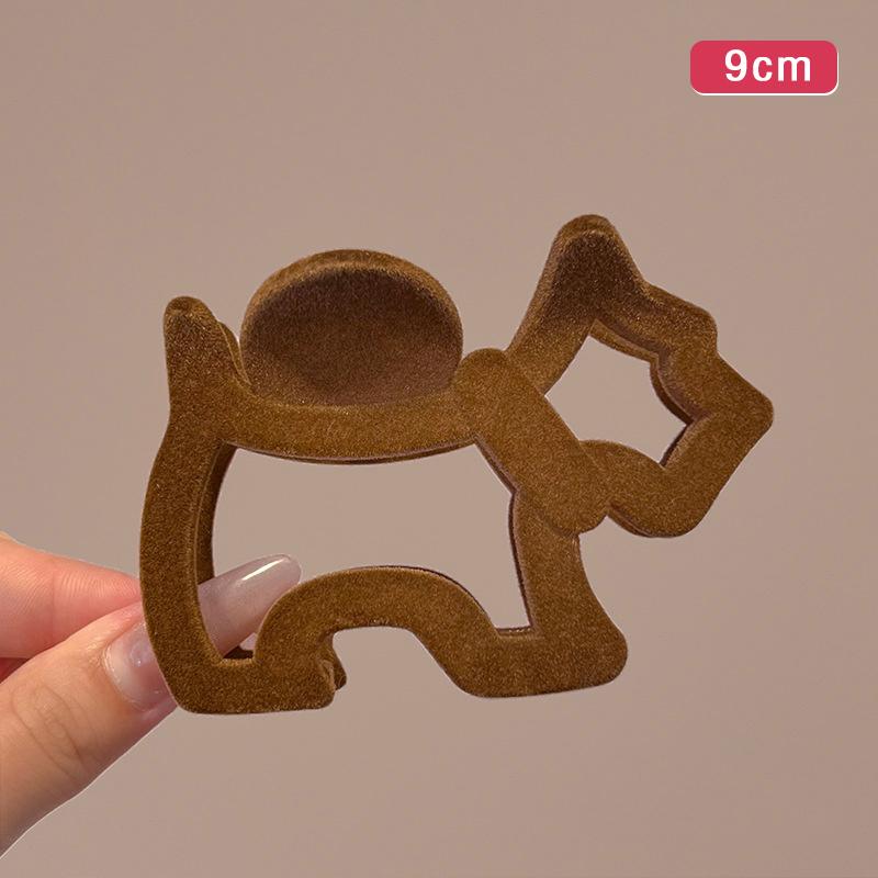 Мультяшная заколка для волос в виде щенка, цвет масляной живописи, зажим для волос, креативные заколки для волос, аксессуары для волос