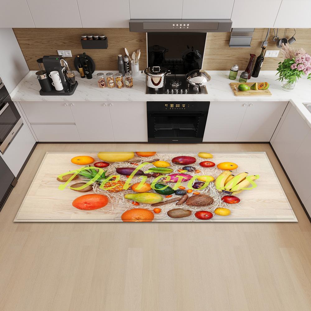 Придверный коврик, ковер для кухни, спальни, нескользящий пол, балкон, коридор, длинный ковер, прикроватный коврик для гостиной