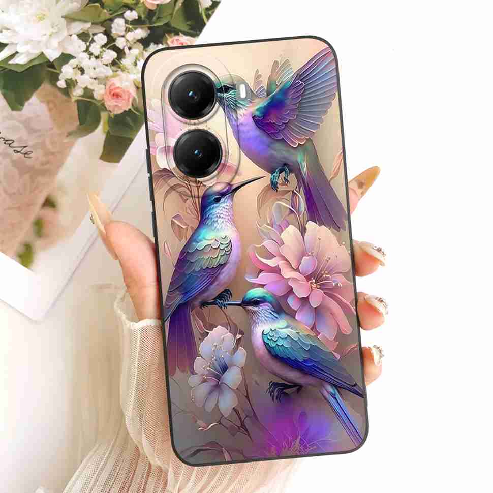 6.67" Чехол для Poco X7 Pro 5G Роскошный чехол с узором «Кот-рыбак» для Xiaomi Poco X 7 Pro X7Pro Прозрачный силиконовый мягкий чехол
