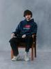 B:MING LIFE STORE by BEAMS Sweatshirt [EXCLUSIVE] New Balance Logo Hoodie Men's Navy L_92130445424