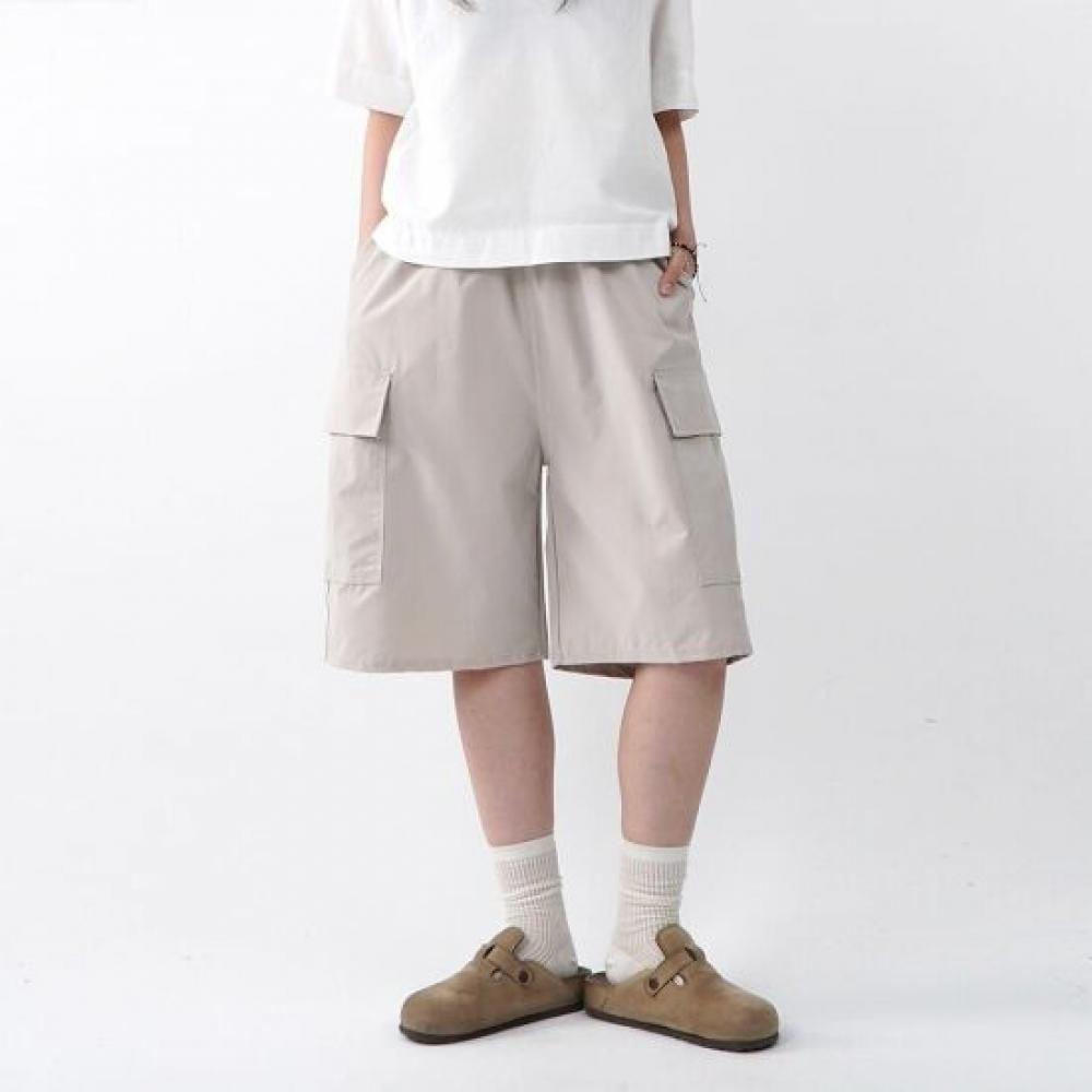 Onl Women Nylon Bermuda Pants 7 8 Pin Tuck Shorts