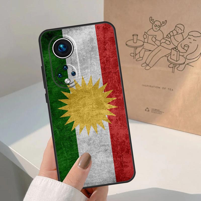 Флаг Курдистана Чехол для Honor Magic 7 Lite 5 6 8 Pro Для Honor 400 200 90 70 50 X8c X8b X9a X9b X9c X9d Win
