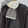 BENSIMON COLOR BLOCK KNIT MUFFLER - 4color