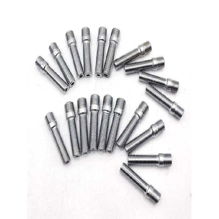 M12x1.25,M12x1.5,M14x1.25,M14x1.5 Extended Wheel Studs Conversion Tall Lug Bolts Screw Adapter Kit length 58mm