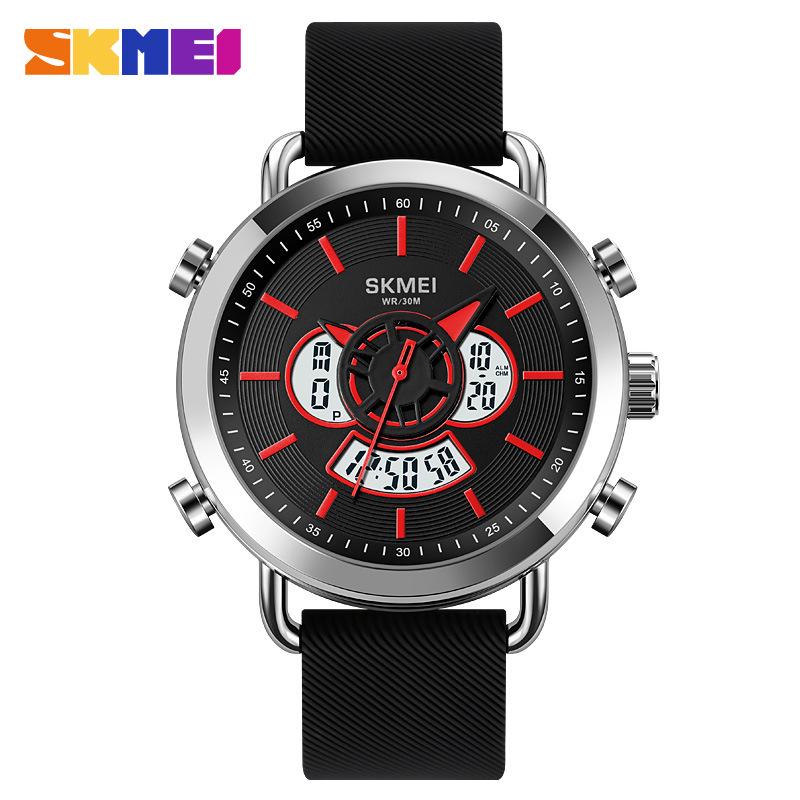 Moment Beauty Повседневные Индивидуальные Мужские Часы Многофункциональные Водонепроницаемые Двойной Дисплей Электронные Часы Будильник Напоминание Часы Мужские