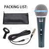 Professional Condenser Microphone Wired Mic For PC Karaoke Machine System Gaming Sound Room Audio Sing Live Streaming Kits Gamer