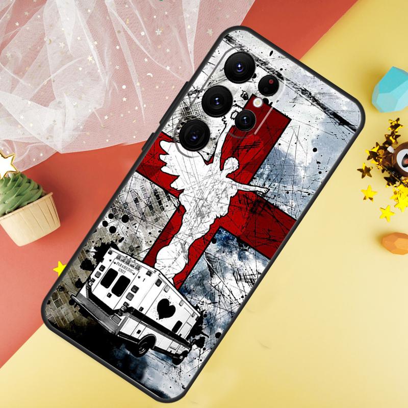 Чехол для телефона EMT EMS Скорая помощь Для Samsung Galaxy S25 Ultra S21 S20 S22 S23 Ultra S9 S10 Plus S24 FE Cover Coque