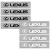 Interior Stickers 8Pcs Car Door Sticker Auto Handle Anti Scratch Protection Film Car Styling For Lexus IS250 Ct200h ES300h RX350RJ6 