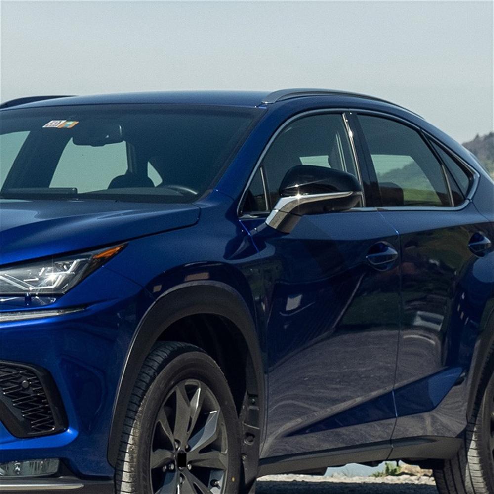Для Lexus NX 2015-2024 RX 2016-2024 Глянцевые черные накладки на зеркала заднего вида