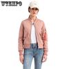 Pilot Jacket Women's Baseball Jacket Spring and Autumn Flight Suit Long Sleeved Cotton Jacket for Women
