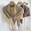 Decorative Simple Texture Silk Scarf Women'S New Style Spring And Autumn Summer Fashion Versatile Headscarf Work Scarf