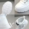 Fashion Fashion Women's Boots Height Increase Women Sneakers Lace-up Women Shoes High Top Breathable Casual Shoes Wear-resistant Zapatos