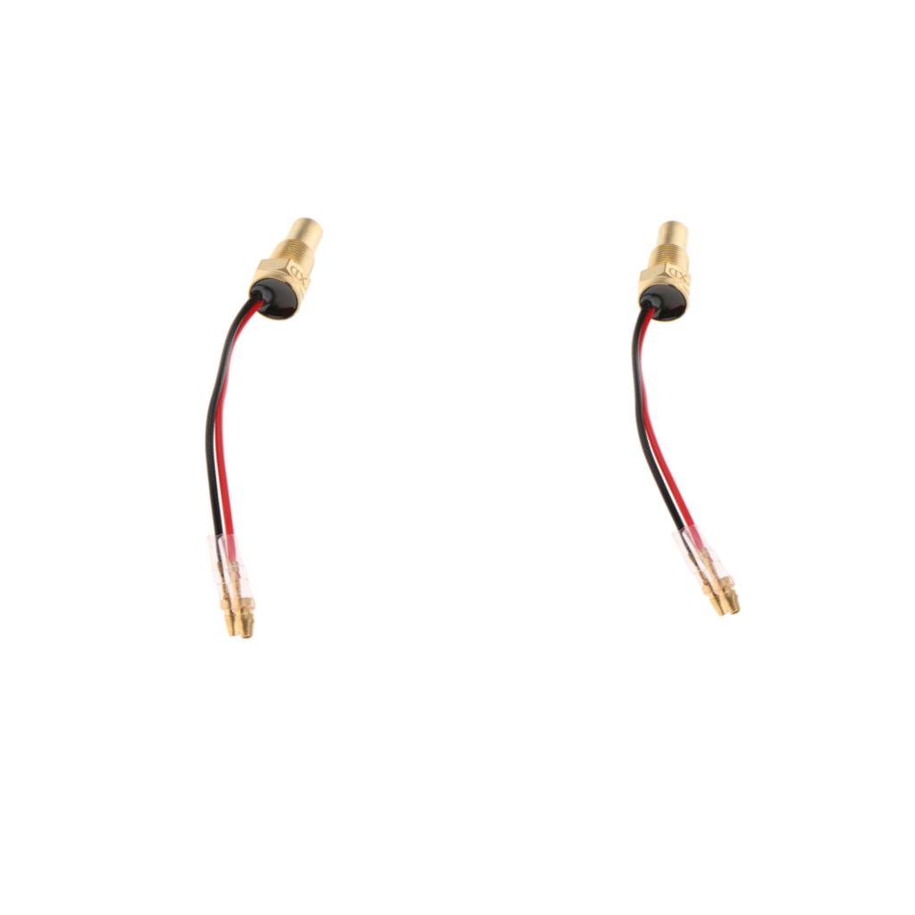 Universal Car Water Temp Gauge Sensor Digital Voltmeter Kit 21mm Plug for Vehicle Temperature Monitoring System