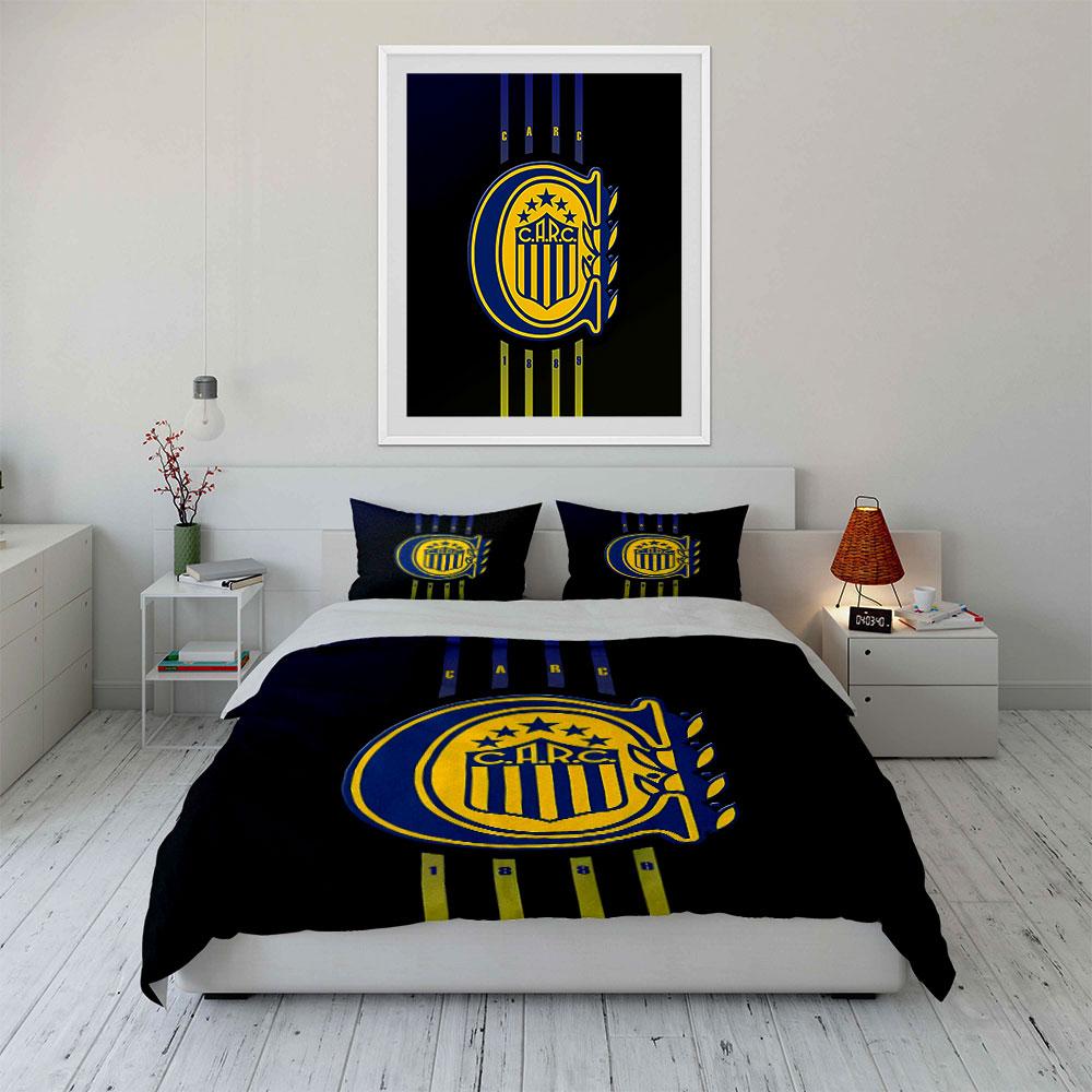"Blue Gold Shield Bedding Set" Bedding Duvet Cover Set Duvet Cover Pillowcases (1 * Duvet Cover 2 * Pillowcases, without duvet insert)