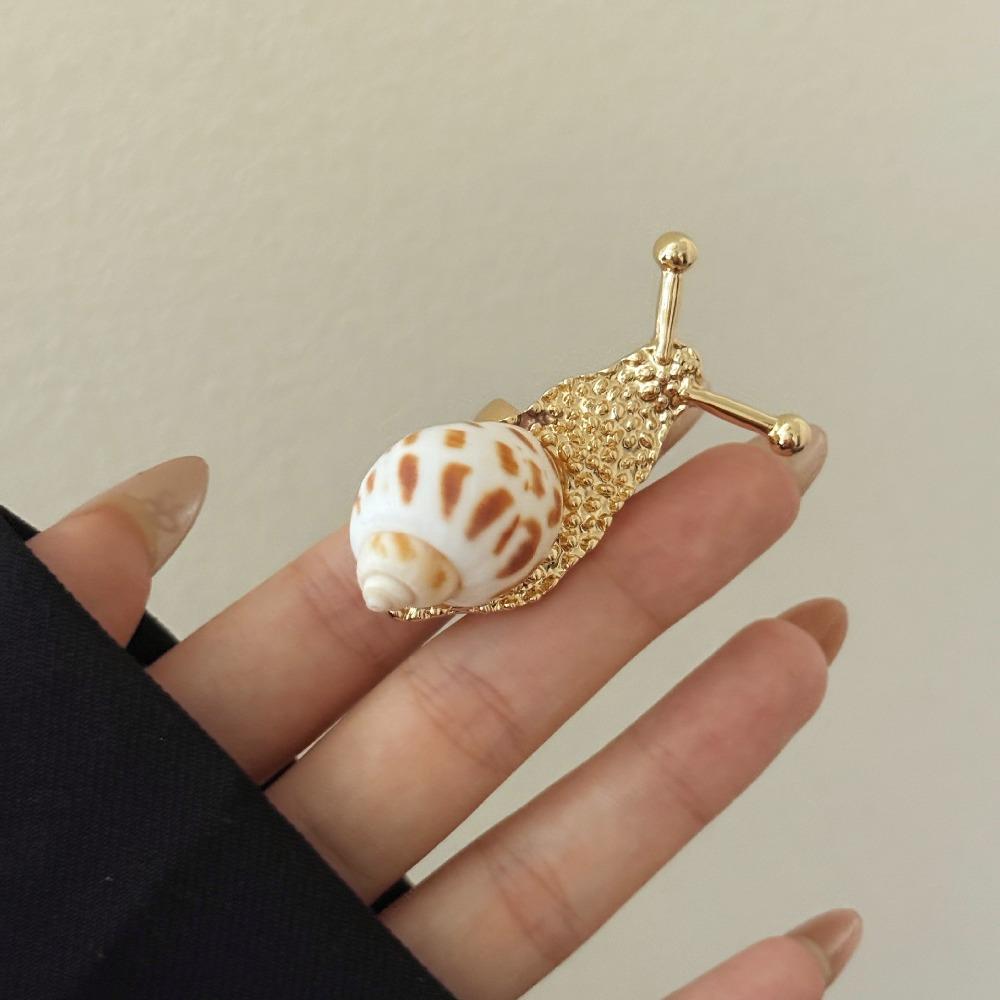 Jewelry Accessories Ocean Animal Ring Korean Style Bohemia Finger Ring Shell Snail Ring Friend