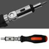 1/4 Inch Hex Interface 180° Adjustable Screwdriver Hand Tool T-type Screwdriver  Bicycle Repair