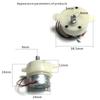 1Pc  Js30 Micro Gear Motor Dc 6V Plastic Gear Electric Motor 5Rpm 100Rpm