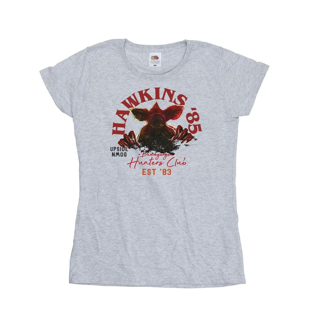 Netflix Womens/Ladies Stranger Things Hunters Club Cotton T-Shirt