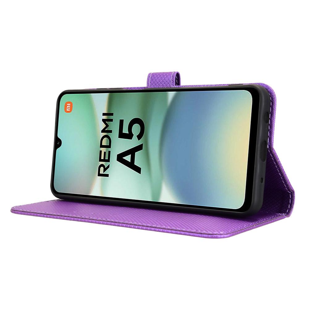 Для Xiaomi Redmi A5 4G (171,7 мм)/Чехол для Poco C71 4G из ПУ кожи с ромбовидной текстурой, кошелек, чехол для телефона