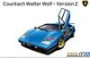 Аошима Бунка Кёзай (АОСИМА) Суперкар №. 18 124 '76 Волк Countach Вер. 2 Пластиковые Предварительно Окрашенные Пластиковые Модели