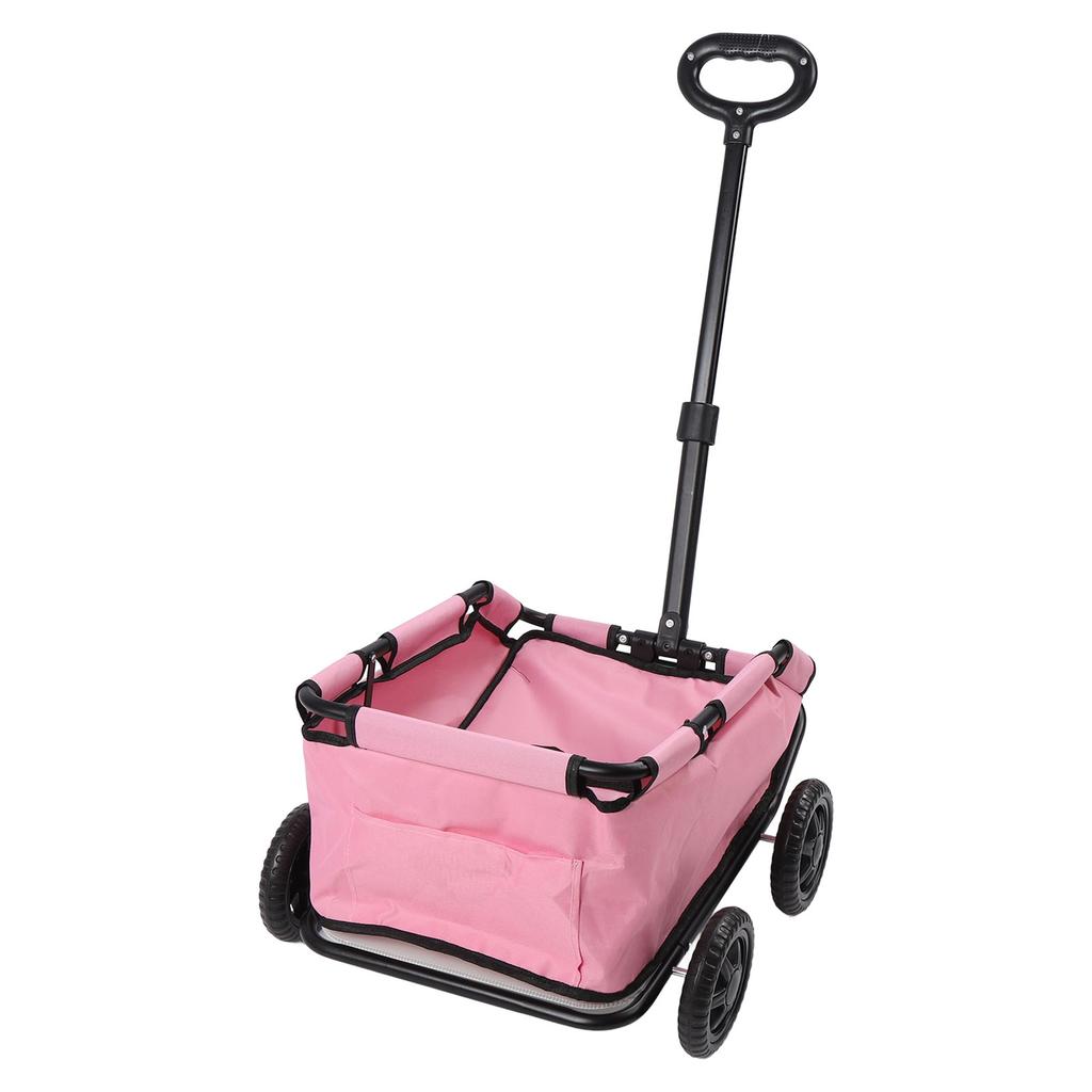 Прогулочная коляска для собак с 4 колесами, удобными ручками, складная коляска для питомцев для маленьких кошек, собак до