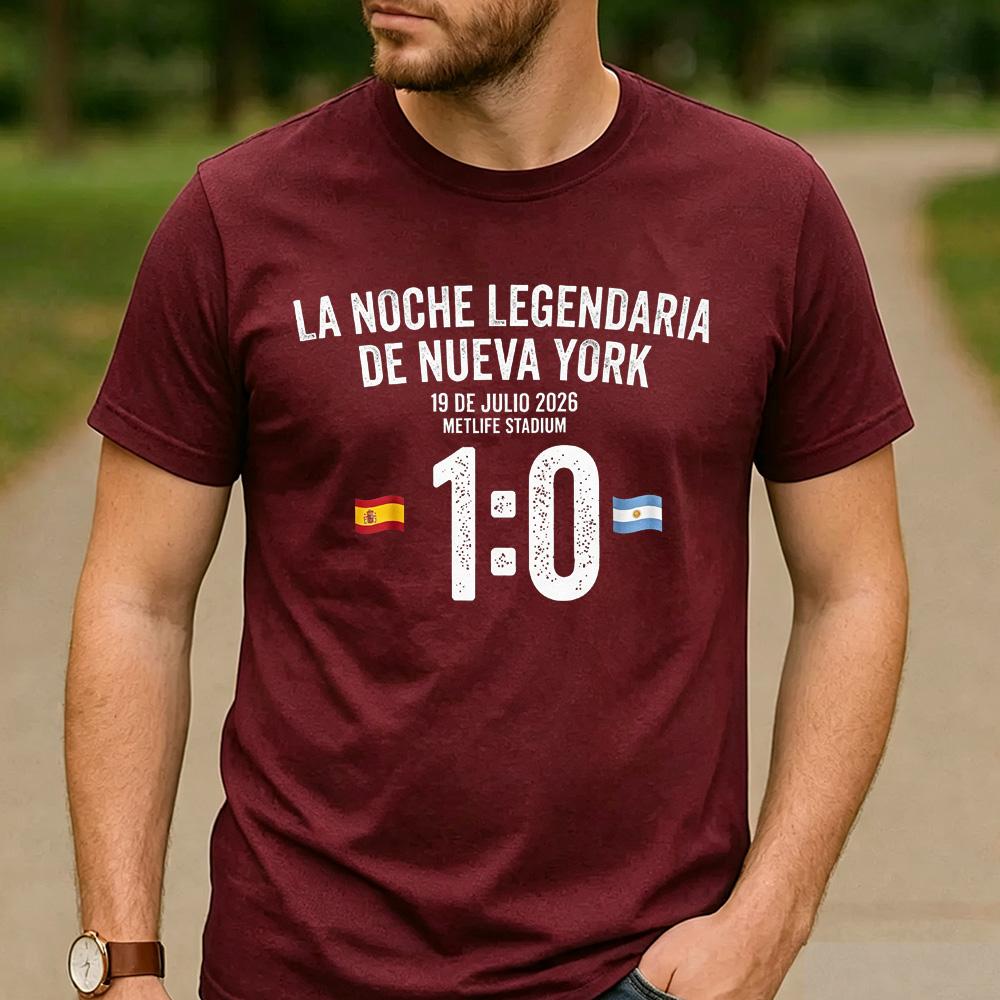 10 Spain vs Argentina Graphic Print Cotton T Shirt Unisex Unisex Unisex Crew Neck Short Sleeve Sports Match Streetwear Daily Tops