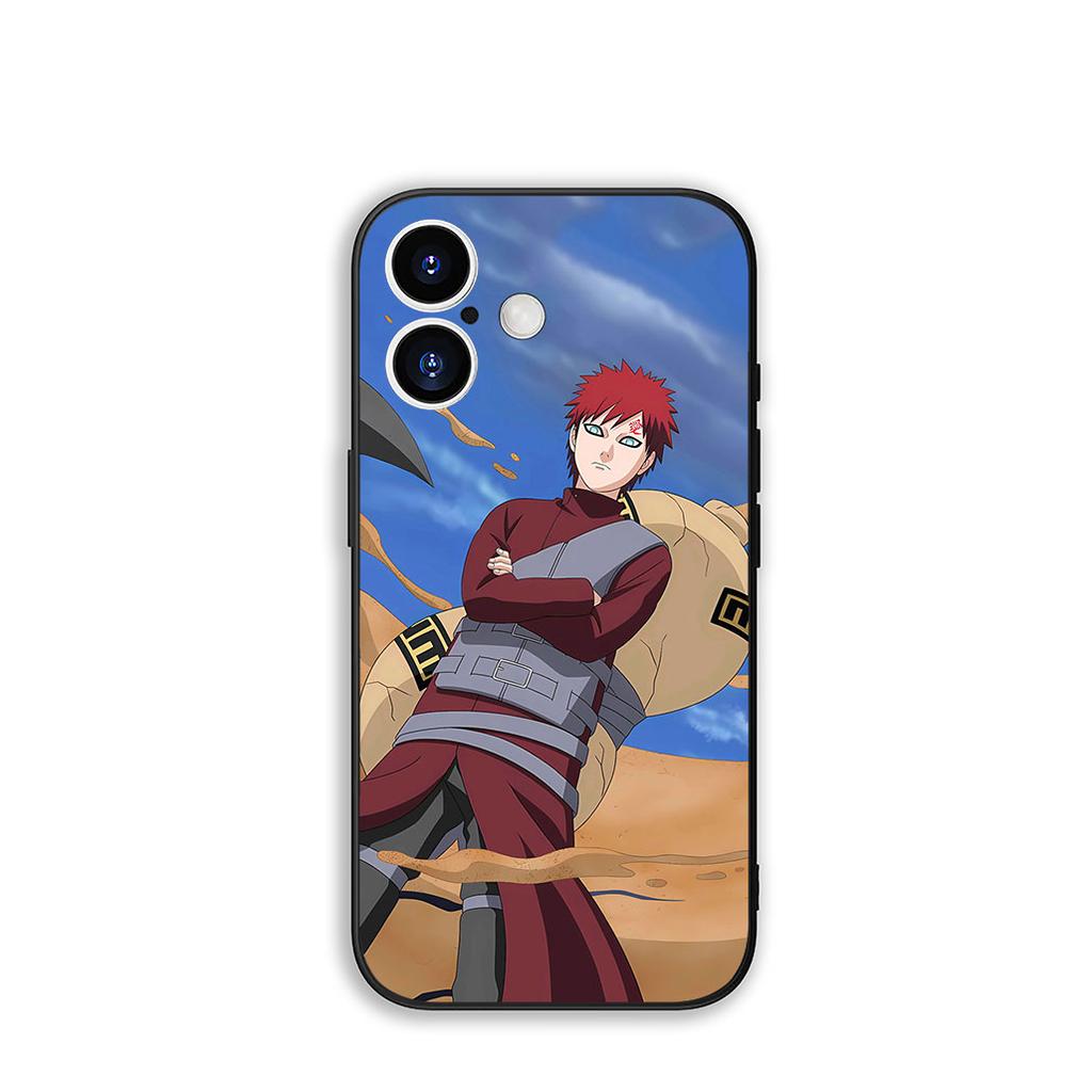 for Apple iPhone 16 15 14 Plus 13 12 Mini 17 Pro Max + 16E Air 16+ ProMax Phone Cover Case Cartoon Gaara Narutos Wallpaper