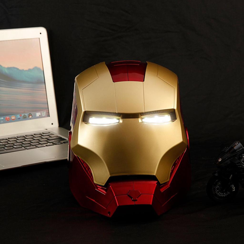 Iron Man Wearable Helmet & Light-Up Gloves Cosplay Toy