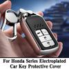 Высококачественный чехол-брелок из ТПУ+АБС для Honda Civic Accord Cr-v Pilot 2015 2016 2017 2018 Кнопки Пульт Интеллектуальный Ключ