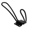 Black Vintage Decor Storage Rack Wall Mount Door Key Holder Clothes Hanger Coat Hooks Organizer
