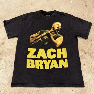 Футболка Zach Bryan Quittin Time Tour Официальный мерч 2024 Размер Medium