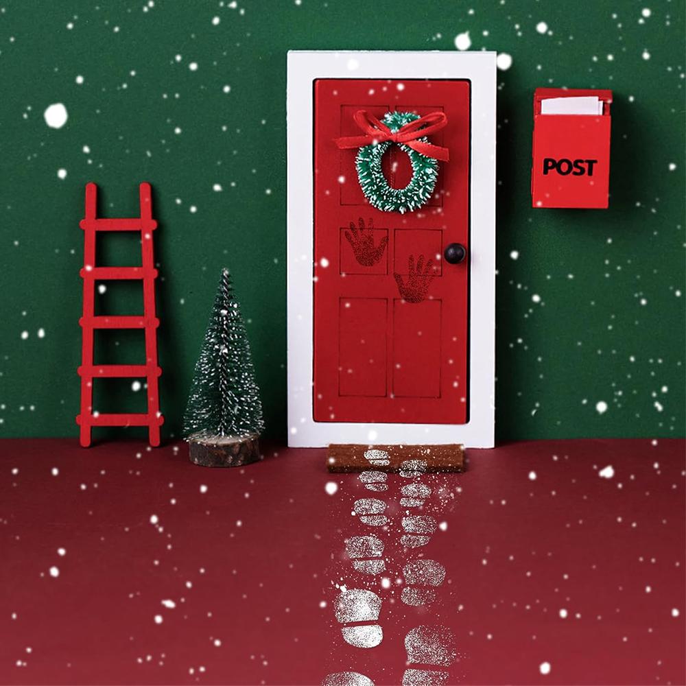 6 шт. трафаретов гномов, рождественские декоративные аксессуары для стен, полов, окон