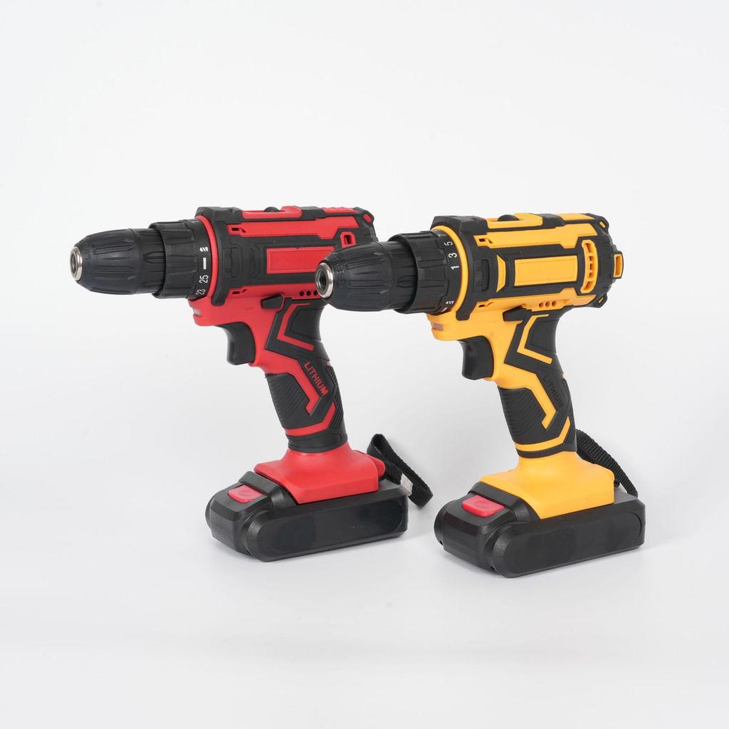 Многофункциональная электрическая дрель с литиевой батареей высокой мощности - Портативная перезаряжаемая ударная дрель для домашнего использования