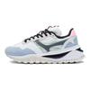 Li Ning Fangyuan Evo Retro Height Increising Shock Absorbing Wear Устойчивые к скольжению низкие спортивные повседневные туфли Женские кроссовки Белый Синий AGCR228-9
