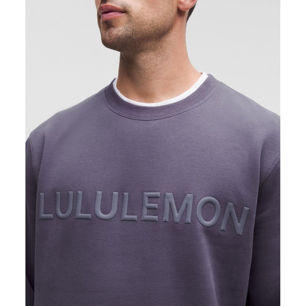 Lululemon Steady State Crew  Wordmark Nightfall