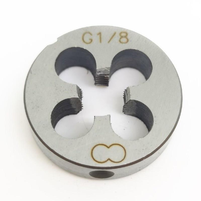 Круглая плашка BSP для водопроводных труб 1/2"-3/4"-5/8"-7/16"-8"-4"-2" HSS