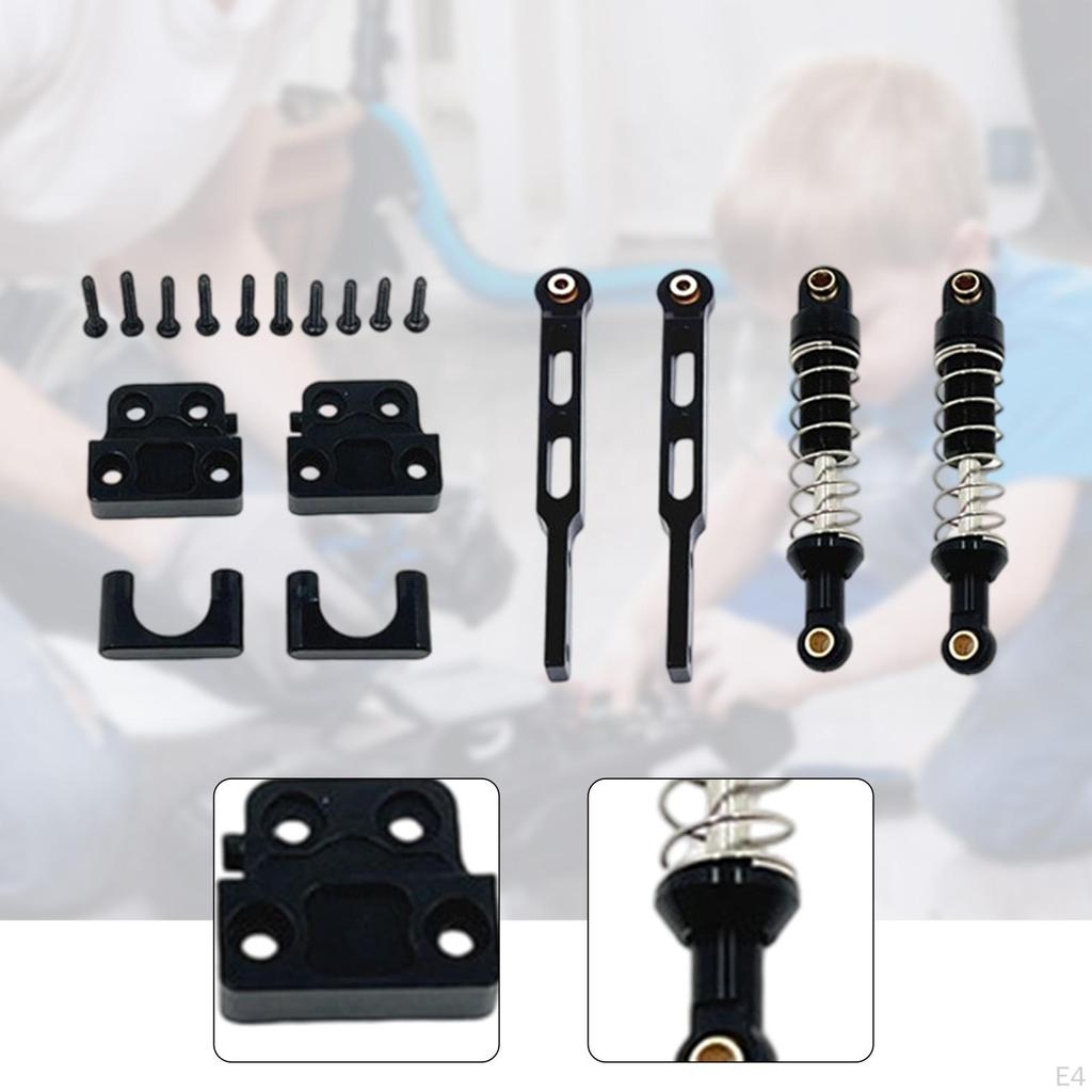 RC Rear Shock Absorb Set Mounting Hardware 1/12 Model Vehicle Parts Spare Axle Tie