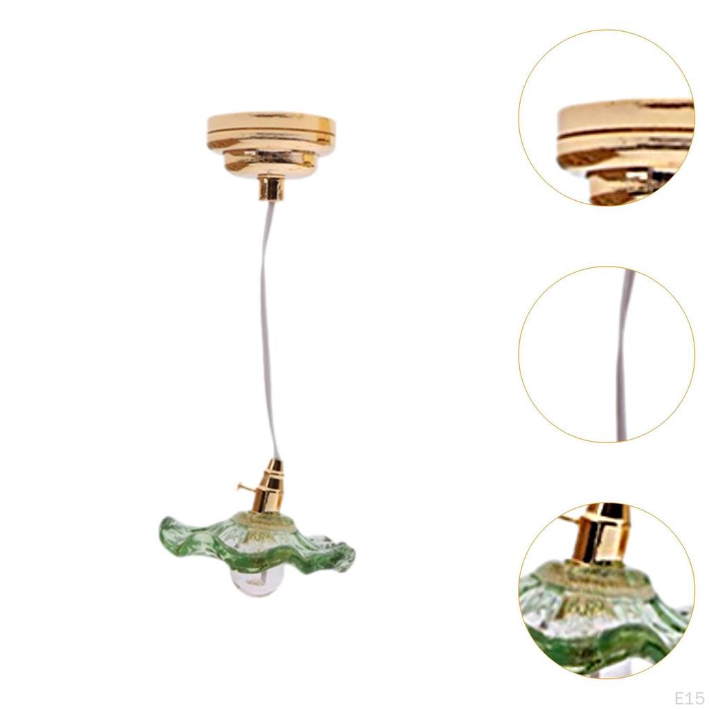 ,1:12 масштаб кукольный домик светильник светильник, подарок мебель игрушка дом имитация лампа модель куклы