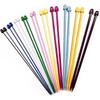 Single Pointed Scarf Sturdy Easy To Operate Comfortable Grip Knitting Needles Set For Beginners Blanket Sweater