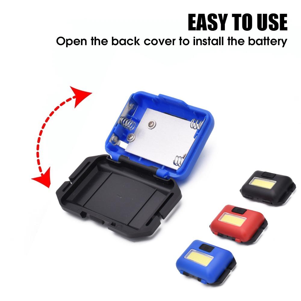 COB Mini Headlamps Портативный светодиодный налобный фонарь с 3 режимами наружного освещения для кемпинга, пешего туризма, рыбалки, велоспорта