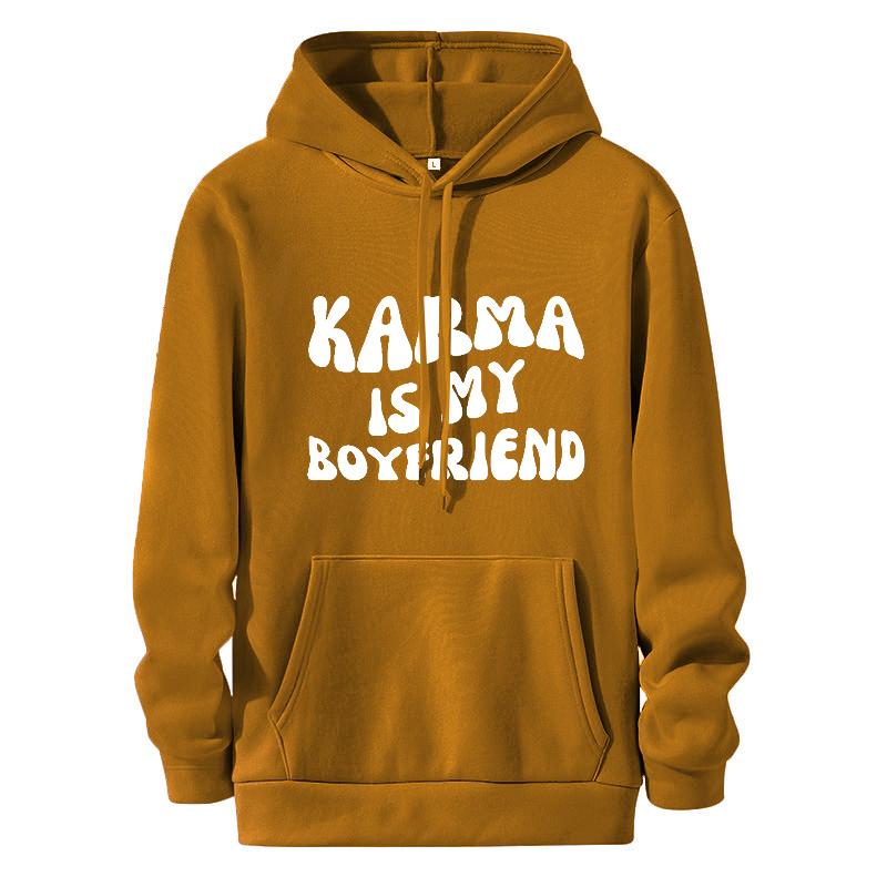 Karma Is My Boyfriend Hoodie Midnights Inspired Hooded Sweatshirt Meet Me At Midnight Lyric Hodoies Kawaii Harajuku Tops